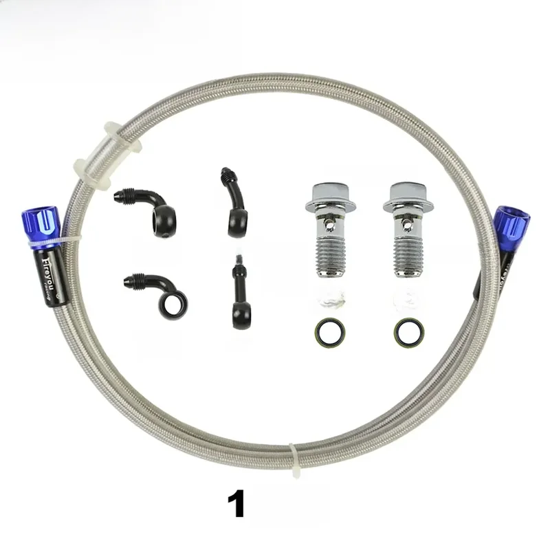 AliExpress - Tube de tuyau de conduite d'embrayage de frein hydraulique en acier de moto avec vis de frein M10 pour Dirt Bike ATV cyclomoteur Scooter 