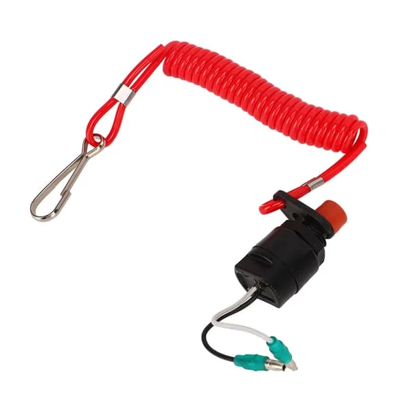 8,5 cm Båtmotor Nødstoppbryter Lanyard Erstatning 688 82575 01 Marin Båtmotor Nødstoppbryter Nøkler