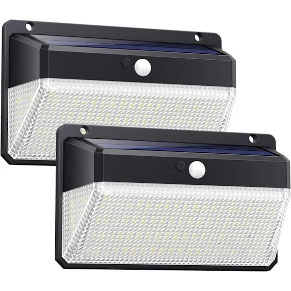 Solcelle Utelampe 158 LED【3000LM-2400mAh Solcellepanel DXGHC