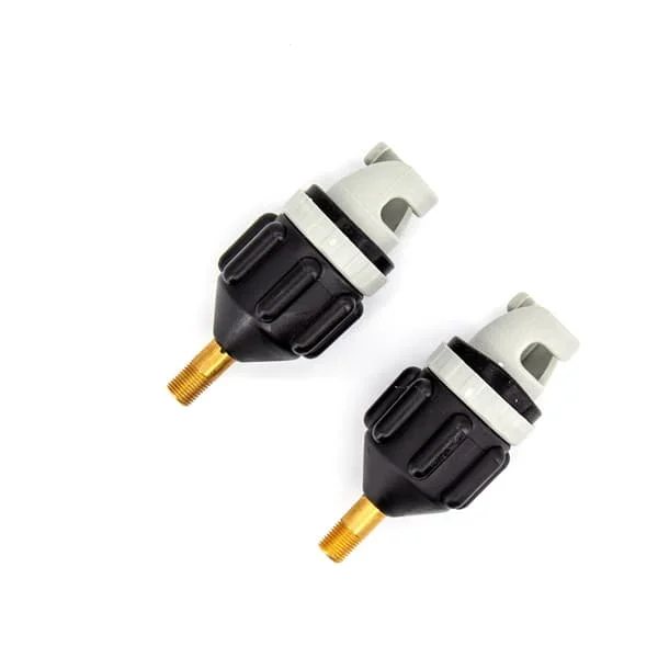 Pakke med 2 kajakk pumpe adapter inflasjonsdyse kompressor tilbehør inflator utstyr for oppblåsbar SUP padle oppblåsbar båt kajakk