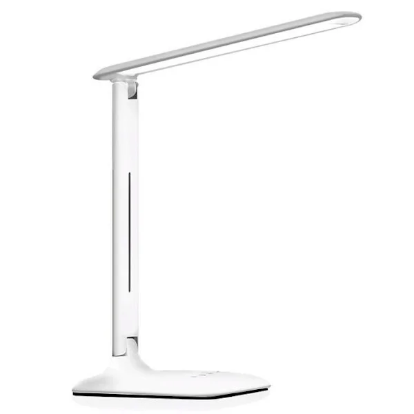 White LED Desk Lamp, Adjustable Intensity, 5000K, Adjustable, Foldable Lamp with Touch Control and Soft Light