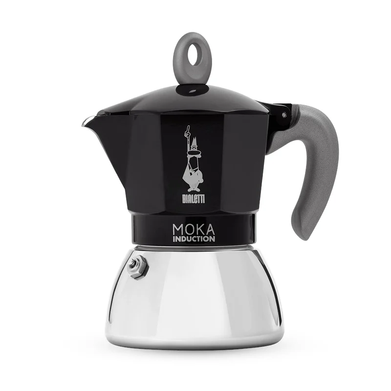 Bialetti Moka maker Induksjon, Svart - 4 kopper