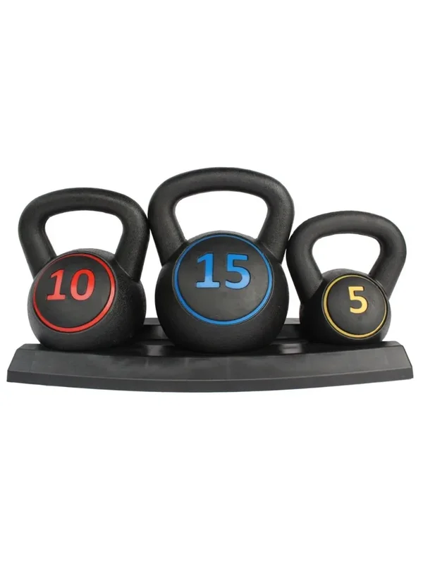 AliExpress - 5/10/15LB Kettlebell-Set, Rutschfester Griff Kompaktes Heimfitness-Gerät für Krafttraining & Rehabilitation