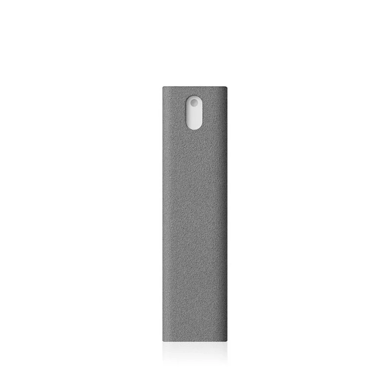 AM Spray Screen Cleaner 37,5 ml med påfyllbar flaske og mikrofiberhylse - Grå