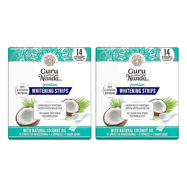 Professional Teeth Whitening Strips for Sensitive Teeth, Fast-Acting Enamel-Safe for a Brighter Smile and Daily Use (2 Boxes)