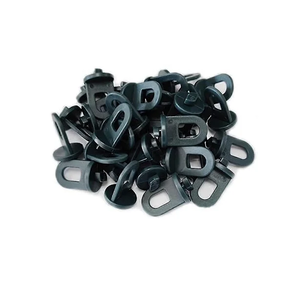 100 Pcs Greenhouse Hooks, Plastic Greenhouse Twist Clips, Fasteners, Greenhouse Insulation Accessories