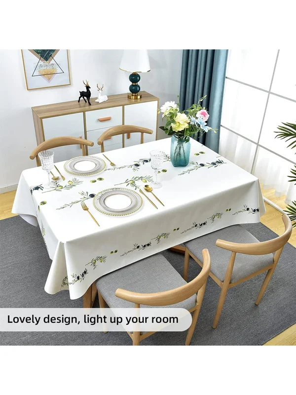 AliExpress - Nappe de table en PVC essuyable, imperméable, en plastique propre, couverture de table en vinyle, protecteur rectangulaire pour pique-