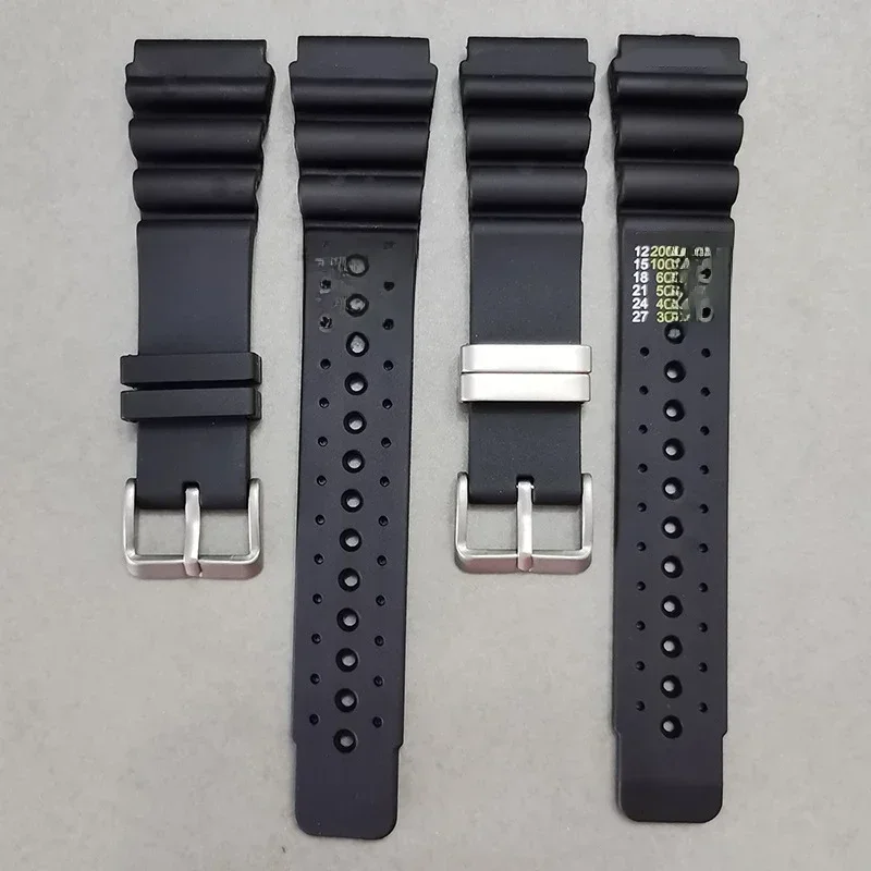AliExpress - ND Limits Diver Silikonarmband 20mm 22mm 24mm für Seiko Water Ghost Resin Herren Sportuhrenarmband für Casio Citizen Promaster