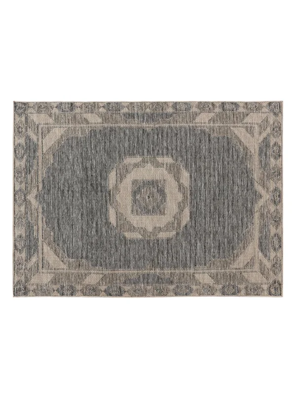 Polipropilene Zerbino Safi Doormat Grigio Scuro/Beige Lavable