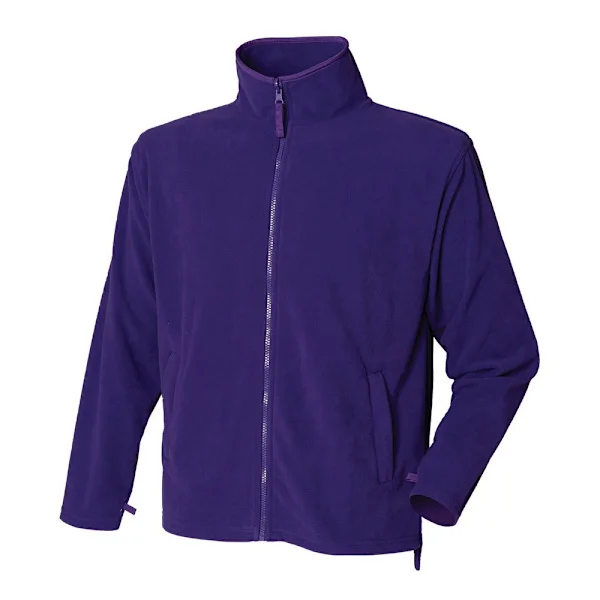 Henbury Herr Fleecejacka L Lila