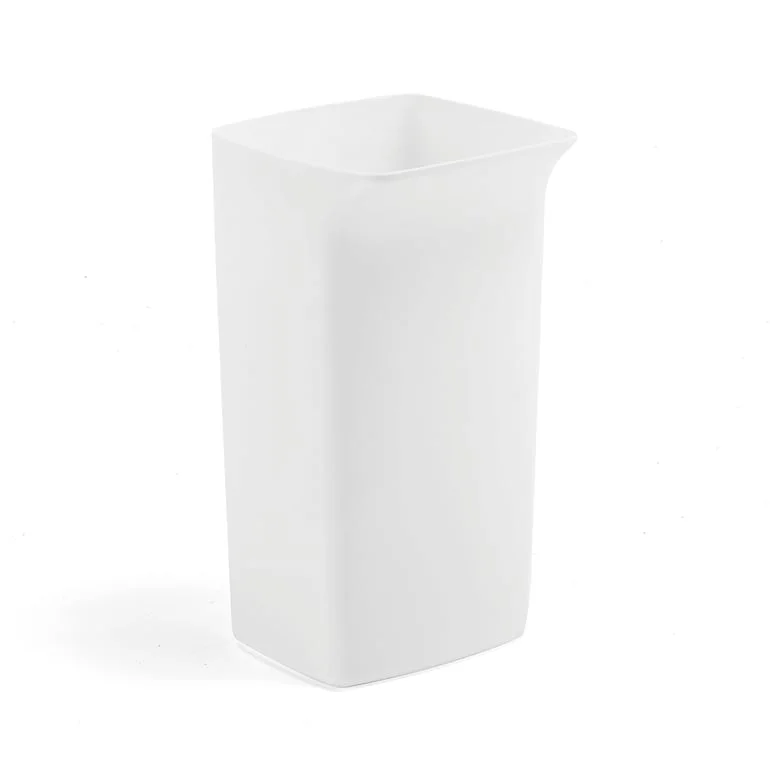 Lajitteluastia ALFRED, 590x320x360 mm, 40 litraa, valkoinen
