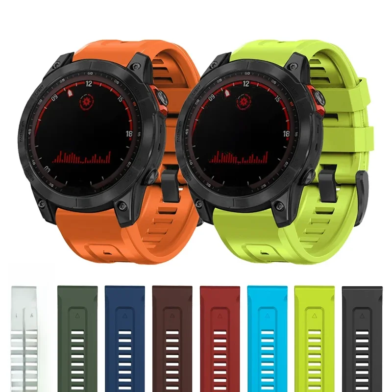 AliExpress - QuickFit 22 mm 26 mm Armband für Garmin Epix Gen 2 Silikonarmband für Garmin Fenix 7 7X 5Plus 6XPro Enduro 2 Armband