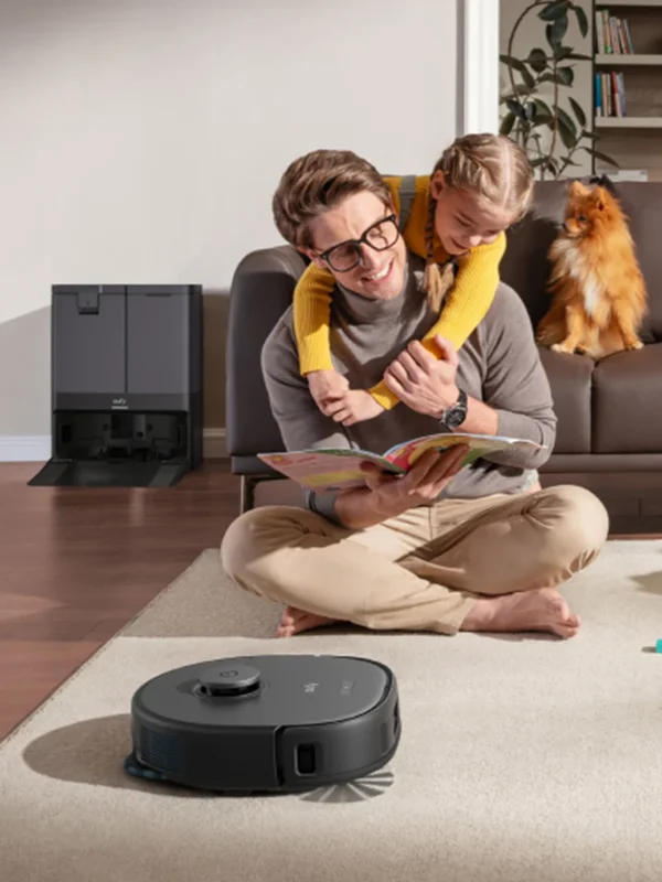 AliExpress - eufy X10 Pro Omni Robot Vacuum and Mop Combo, 8,000 Pa Suction, Dual Mops with 12 mm Auto-Lift and Carpet Detection, AI Obstacle 