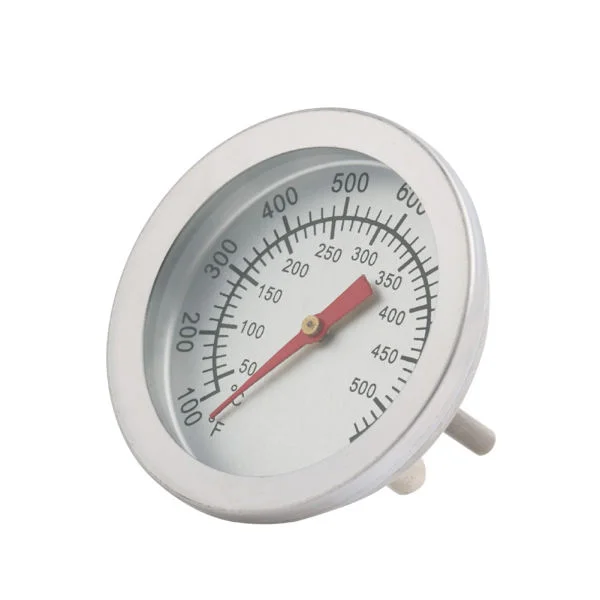 Rostfritt stål Grill BBQ Rökgrill 50-500 °C Termometer temperaturmätare