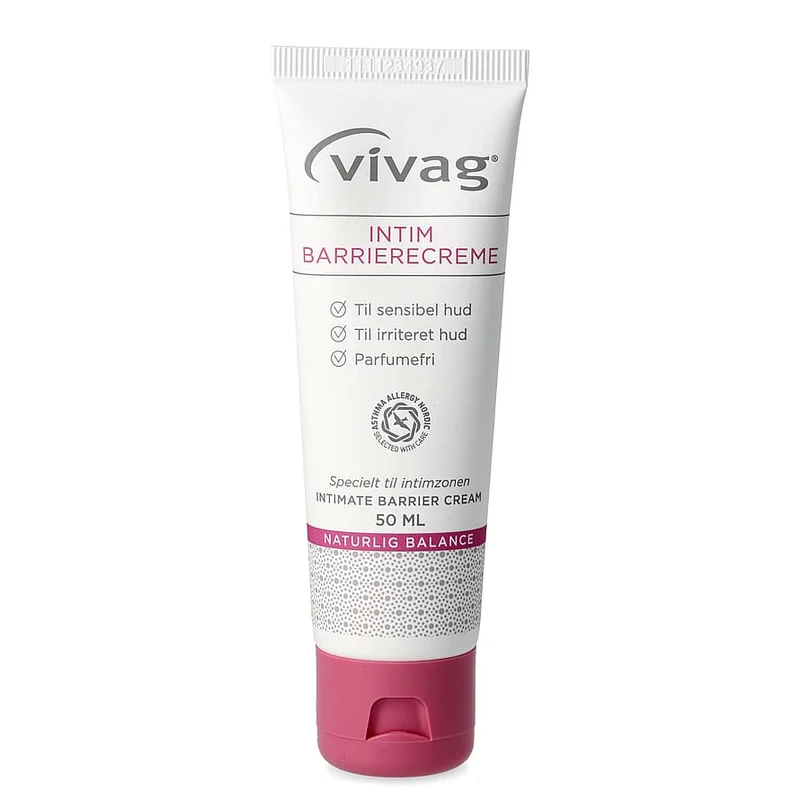 Vivag Intim Barrierecreme 50 ml, Medicin & Pleje, Intimpleje, Intimgel Og -Creme