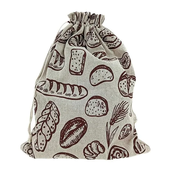 Reusable Beeswax Bread Bags for Homemade Bread and Sandwiches Organic Cotton Materials Sourdough Storage Solution