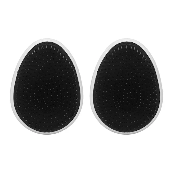 2 Pcs Egg Shampoo Brush Scalp Massager Soft Round Teeth Portable Hair Brush Comb