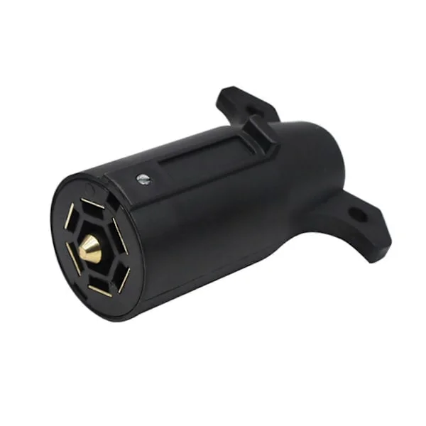 Vandtæt 7-polet stik trailer campingvogn elektrisk adapter sokkel kontakt