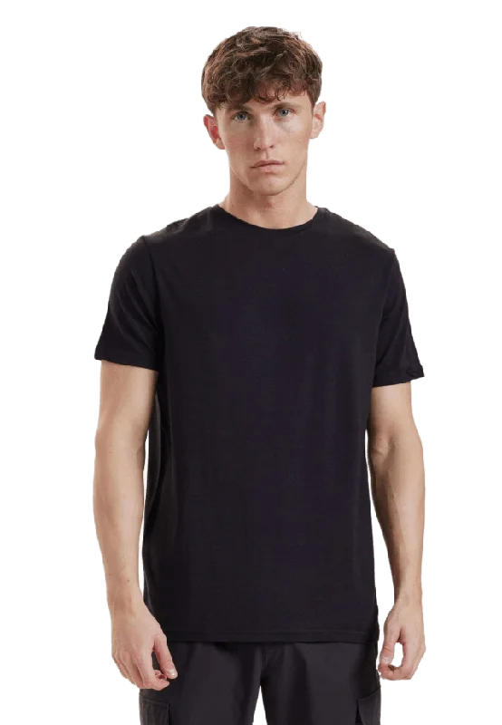 Resteröds O-neck T-shirt, Bambu, Fsc T-shirts Herr Svart S