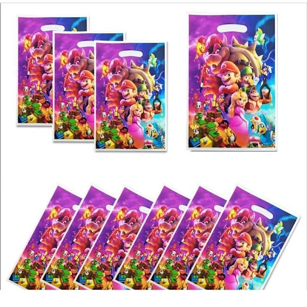 20-pack Super Mario Movie Godispåsar, Festpresentpåsar, Födelsedagspresent Godispåsar
