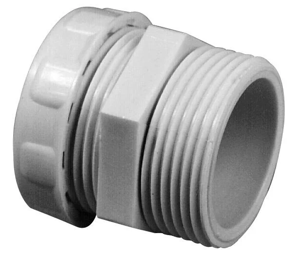 Faluplast 2910106 Övergångskoppling 32 x 32 mm, utv. gänga, Inomhusavlopp