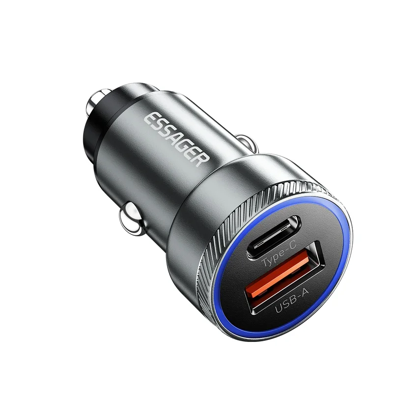 AliExpress - Essager 54W Autoladegerät 5A Schnellladung Typ C Quick Charge 3.0 QC PD 3.0 SCP USB Autoladegerät für Xiaomi Samsung iPhone Ladegerät