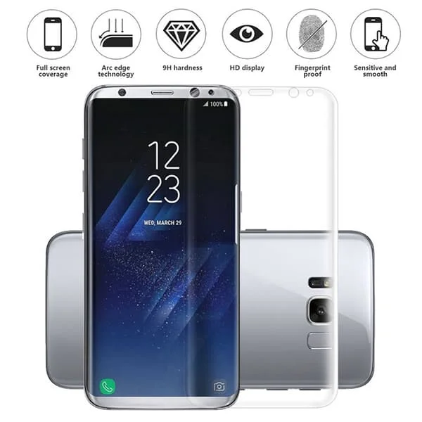 3x Koko näytön suojakalvo Samsung S8: lle
