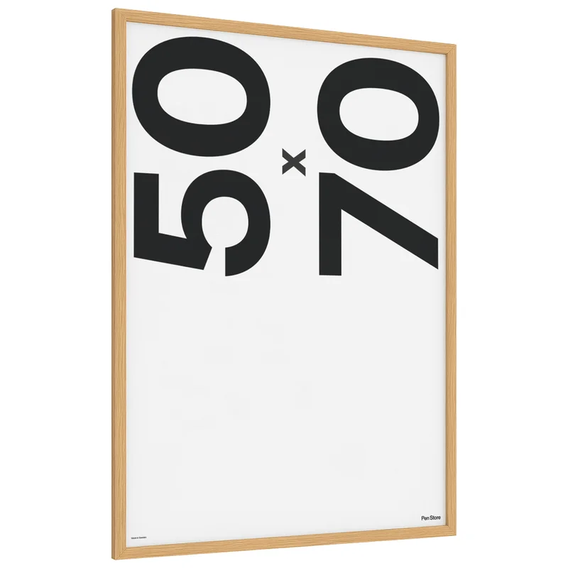 Pen Store Ramme i eg 50x70 cm
