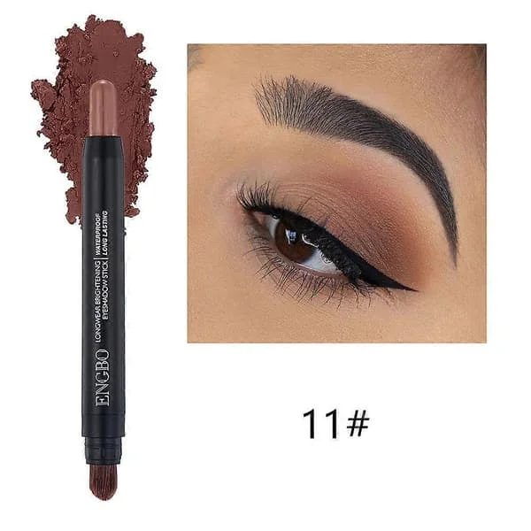 Øjenskygge, Øjenskygge Shimmer Stick, Glitter Vandtæt Øjenskygge, Langtidsholdbart Øjenmakeup Sæt, til Skygge Eyeliner Brightener Blyant Stick til 