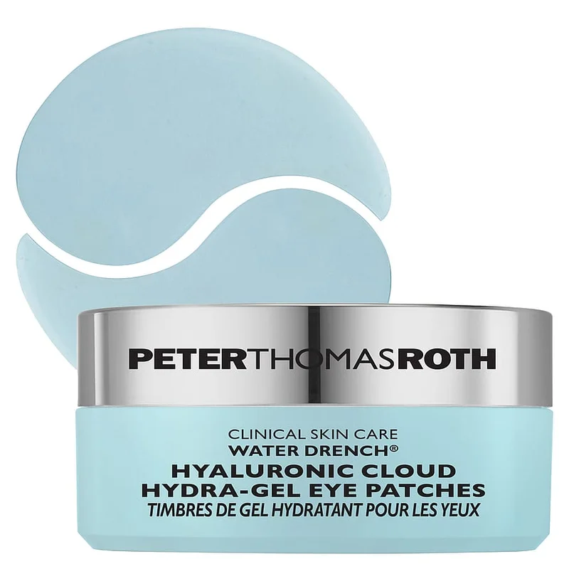 Spar 20% • Køb 2, Peter Thomas Roth Water Drench Hyaluronic Cloud Hydra-Gel Eye Patches 60 stk., Hudpleje, Ansigtspleje, Øjencreme
