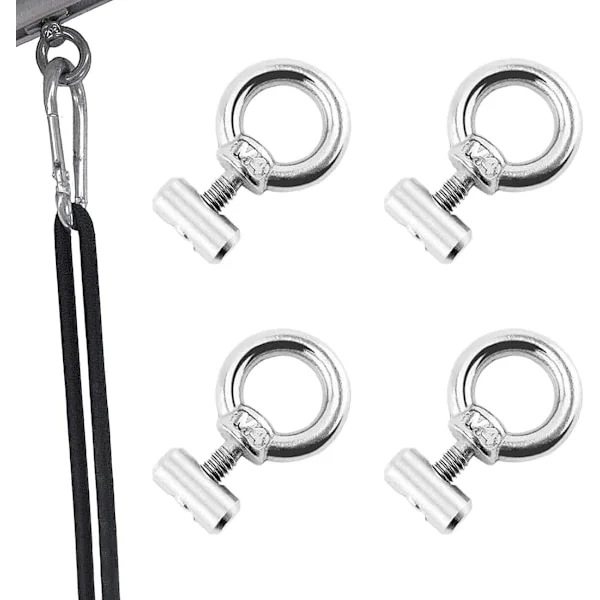 Markis Stoppare Paket, Camping Markis Stoppare Kit, Markisstoppare i Rostfritt Stål, Rörledningsskena Tillbehör för Husvagn, Husbil, Campervan, Båt