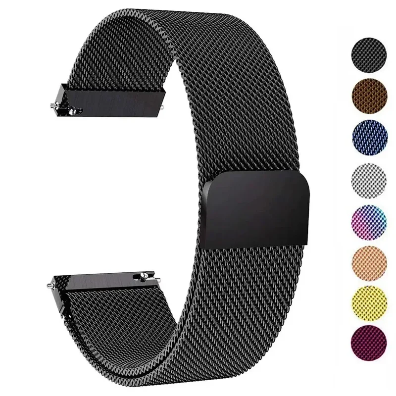 AliExpress - 22 mm 20 mm Armband für Samsung Galaxy Watch 7 6 5 4 Band Magnetarmband für Samsung Watch Classic 42 46 47 mm Gear S3 Amazfit GTR