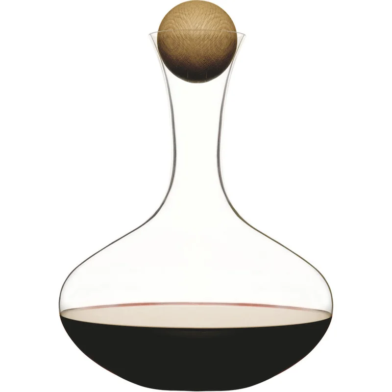 Sagaform Vinkaraffel Med Egeprop 2 liter - Glas og træ | KitchenOne