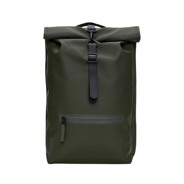 Rains Rolltop Rucksack W3 Väskor Herr Grön ONESIZE