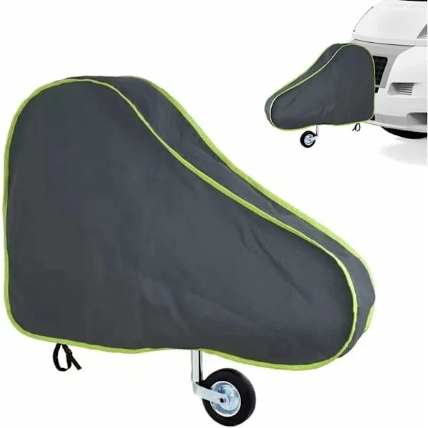Tow Bar Cover for Trailer, Universal Caravan Cover, Tow Hitch Cover Caravan Trailer Tow Hitch Cover with Reflective Strips