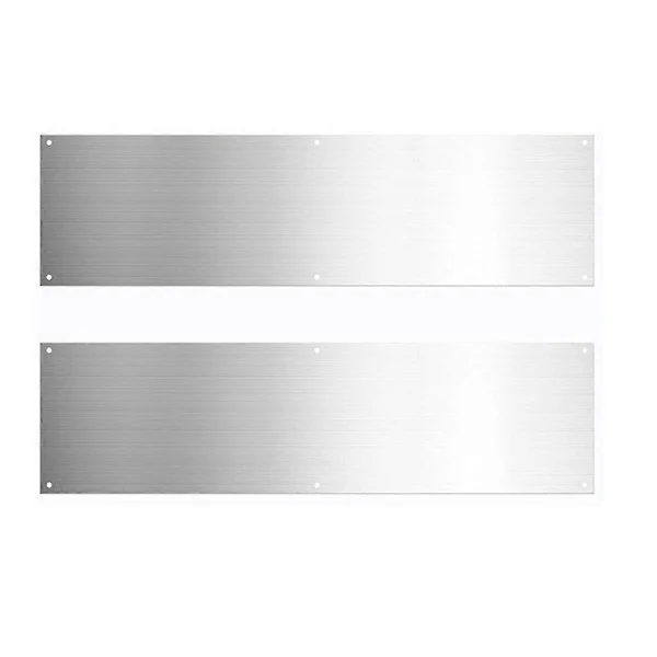 (SC)2 Deler Sparkebeskyttelse Dør Sparkebeskyttelse kompatibel med Ytterdører Aluminium Sparkebeskyttelse kompatibel med Dører Dekor Unngå at Døren 