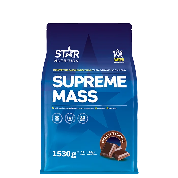 Star Nutrition Supreme Mass Gainer 1,53 kg, Chokolade - Bodyman.dk