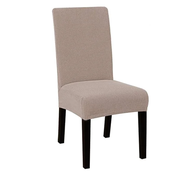 Ruokapöydän tuolinpäällinen Ruokatuolin päällinen Tuolinpäällinen Joustava tuolinpäällinen 4 kappaleen setti, Khaki