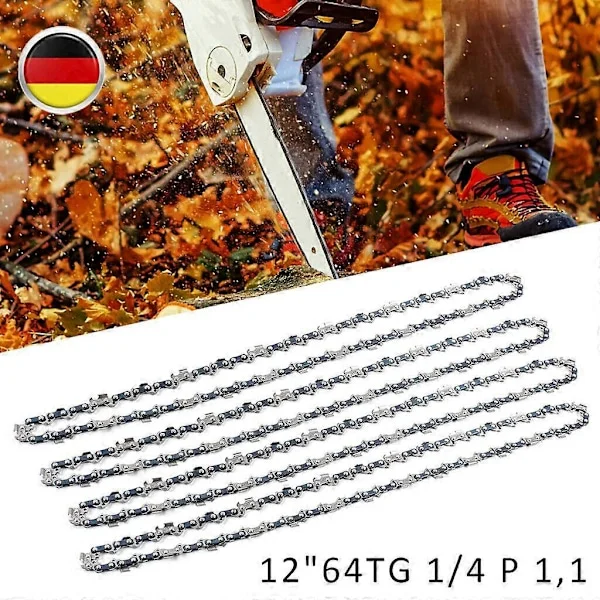 4 x Sågkedja 1/4 64TG 1,1mm passande Husqvarna Stihl MSA 120 140 160 193T
