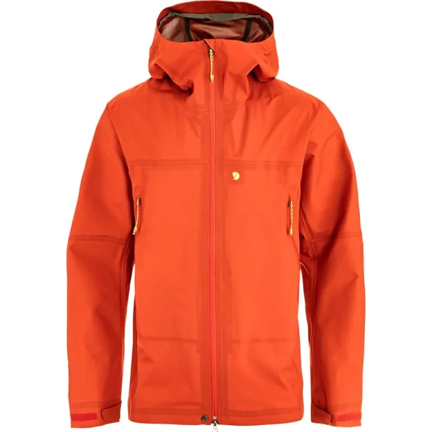 Fjällräven Men's Bergtagen GTX lite Jacket in Flame Orange | Size: 2XL, GORE-TEX/Polyamide