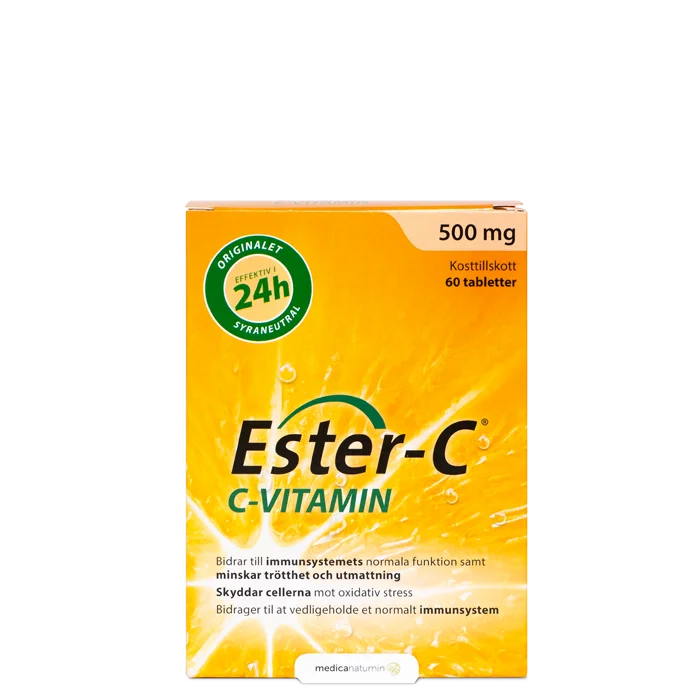 Ester-C C-Vitamin 500 mg 60 tabletter