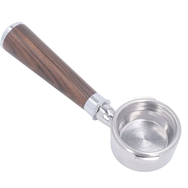 58mm Bottomless Portafilter Wooden Handle Double Ear Coffee Portafilter for GAGGIA Coffee Machine A Black Sour Branch