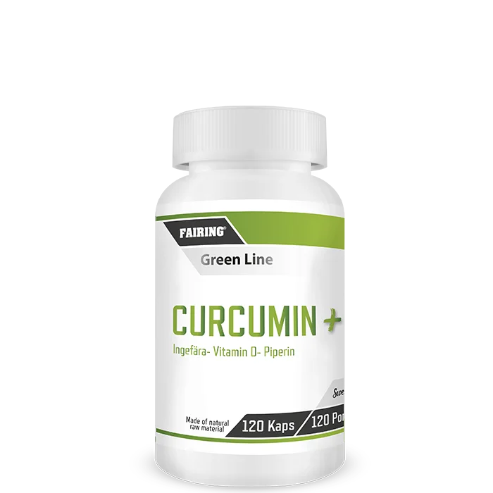 Mineraler Fairing Curcumin+ Gurkemeje ekstrakt 120 kapsler - Bodyman.dk