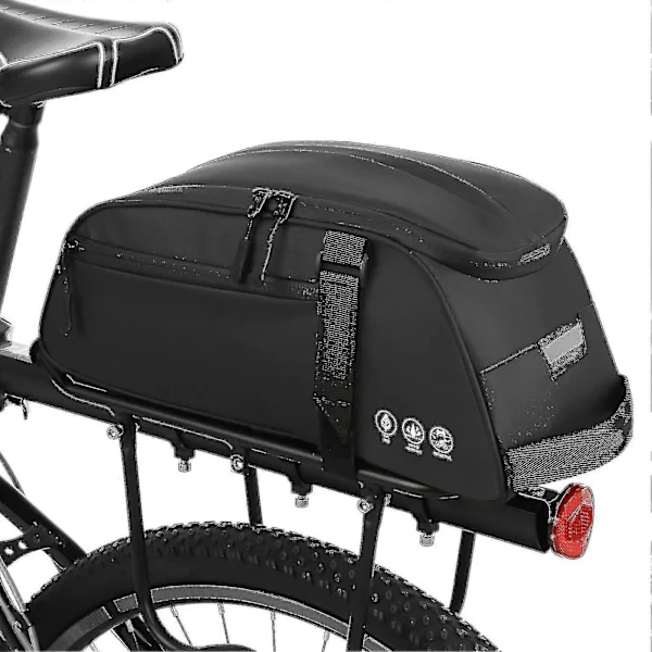 Vanntett sykkel bakre bagasjebrett veske sykkelbærer sykling bakre bagasjebrett hale pannier pakk skulderveske - Type 2