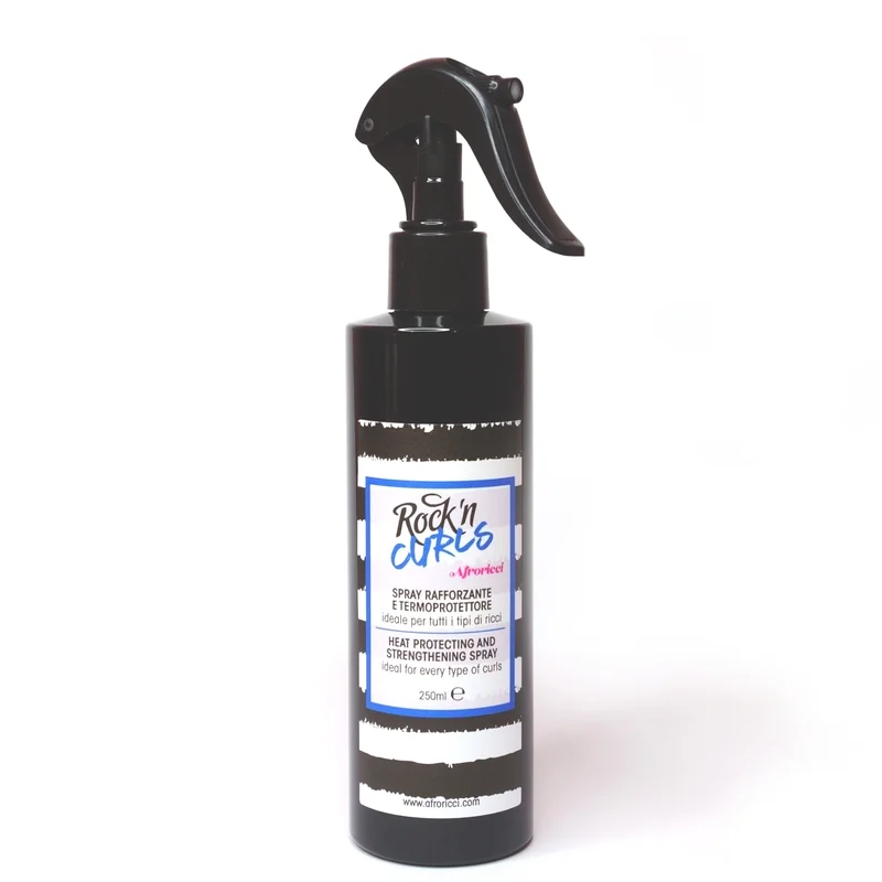 AFRORICCI Rock' n Curls Spray Rafforzante e Termoprotettore 250ml - Spray Capelli