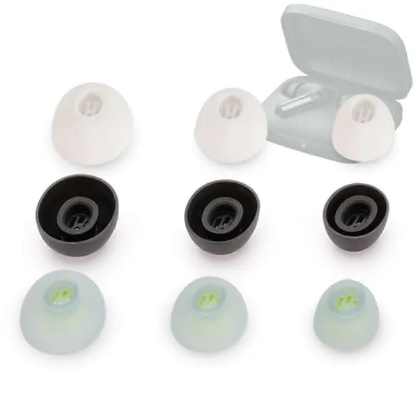 Fsw 6 st Silikon Öronproppar För Oneplus Buds Pro2 Hörlurar Öronproppar Buds Pro 2 Tws Pluggar Fiil Cc Pro2 Hörlurar Öronproppar grön grön
