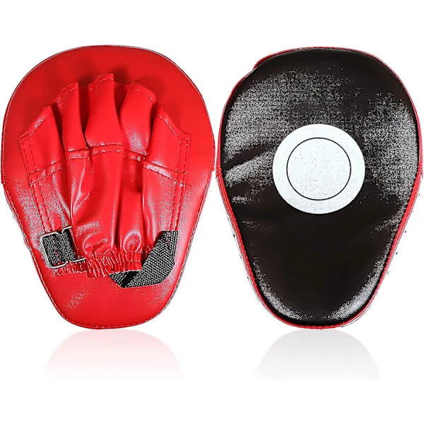 Boxningsplattor Böjda Fokus Slagkuddar Träning Hand Target Pads Handskar Träning Fokusplattor För Kickboxning, Karate, Muay Thai Kick, Sparring, Dojo,