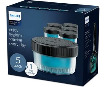 Philips CC16/50 5+1 pack Quick Clean Pod Cartridge - 6-pack rengöringspatroner för Philips Quick Clean Pod