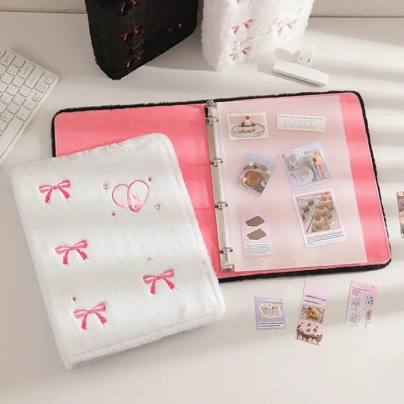 AliExpress - Classeur en peluche mignon A4 / A5 Kpop porte-carte photo grande capacité carte photo recueillir livre idole cartes photo Album coréen