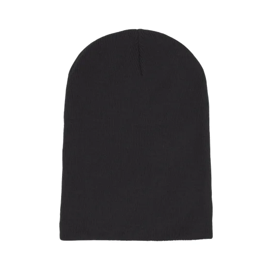 Beechfield - Svart longbeanie Beanie - Black Long Blank Beanie @ Hatstore